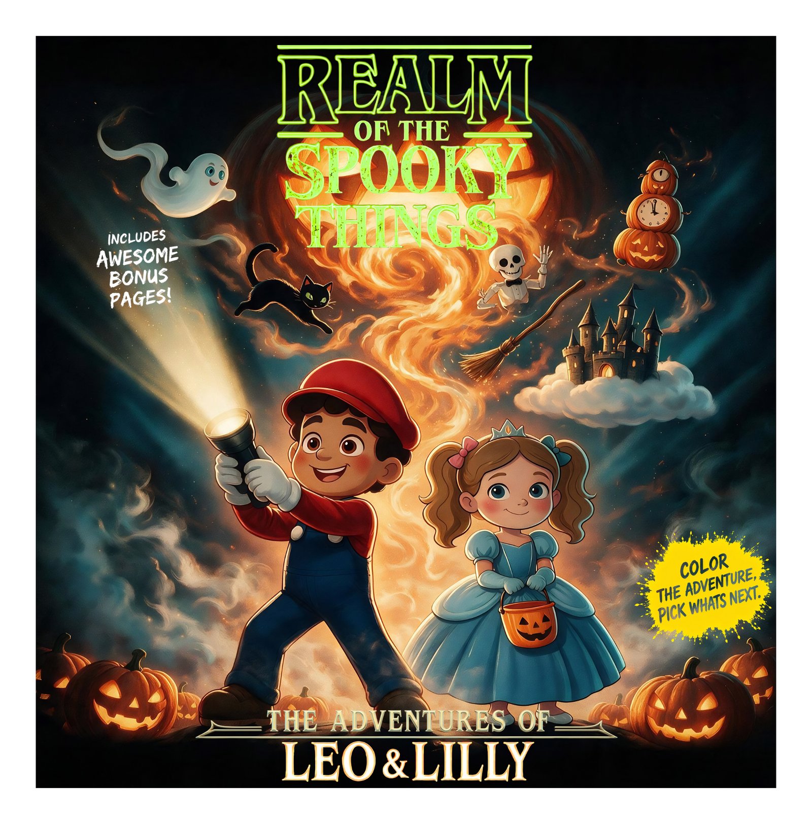 Realm of the Spooky Things — The Adventures of Leo & Lilly book cover